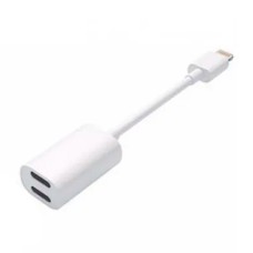 Переходник Apple iPhone SE 2022, iPhone 14 Pro Max, iPhone 14 Plus, iPhone 14 Pro, iPhone 14, iPhone 13 Pro, iPhone 13 Mini, iPhone 13, iPhone 13 Pro Max, iPhone 12 Mini, iPhone 12 Pro Max, iPhone 12 Pro, iPhone 12, Lightning, Белый
