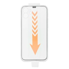 Чохол Apple iPhone 12, Case with Glass, Прозорий