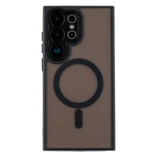 Чохол Samsung Galaxy S25, Matte Camera Lens, MagSafe, Чорний