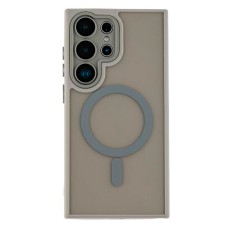 Чохол Samsung Galaxy S25, Matte Camera Lens, MagSafe, Сірий