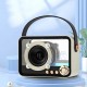 Колонка Bluetooth QD05 Retro Style, Бежевий