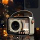 Колонка Bluetooth QD05 Retro Style, Бежевий