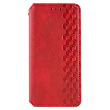 Чохол-книжка Motorola XT2521 Moto G15, GETMAN Cubic, Червоний