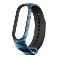 Ремінець Xiaomi Mi Band 3, Mi Band 4, Camouflage, Синій