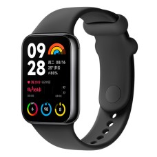 Ремінець Xiaomi Mi Band 8 Pro, Mi Band 9 Pro, Redmi Watch 4, Silicone Band, Чорний