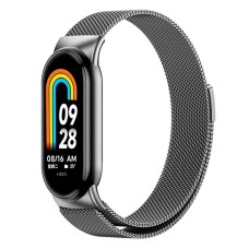 Ремінець Xiaomi Mi Band 8, Mi Band 9, Milanese loop, Сірий