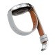 Ремінець універсальний, Leather Strap, Light Grey, Сірий