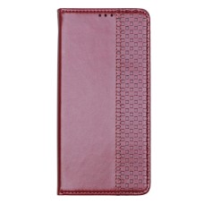Чохол-книжка Samsung Galaxy S25 Ultra, Chess Skin, Бордовий
