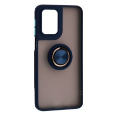 Чехол Motorola G55, Goospery Ring Case, Синий