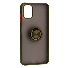 Чехол Samsung A065 Galaxy A06, Goospery Ring Case, Khaki, Зеленый