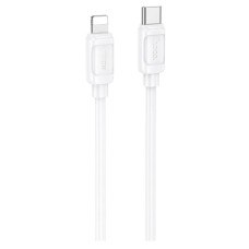 USB кабель Hoco X115 Surpass Apple iPhone SE 2022, iPhone 14 Pro Max, iPhone 14 Plus, iPhone 14 Pro, iPhone 14, iPhone 13 Pro, iPhone 13 Mini, iPhone 13, iPhone 13 Pro Max, iPhone 12 Mini, iPhone 12 Pro Max, Lightning, 1.0 м., Білий