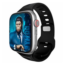 Ремінець Apple Watch 42, Watch 44, Blueo Fluoro, Чорний