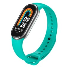 Ремінець Xiaomi Mi Band 8, Mi Band 9, Silicone, Бірюзовий