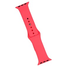 Ремінець Apple Watch 38, Watch 40, Silicone WatchBand, Rose Red, Рожевий