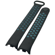 Ремінець Xiaomi Mi Band 8, Mi Band 9, BeCover Nike, Black-Blue, Чорний