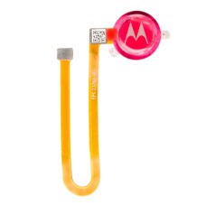 Шлейф Motorola XT2053 Moto E6s, зі сканером відбитка пальця, Рожевий
