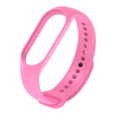 Ремінець Xiaomi Mi Band 5, Mi Band 6, Silicone Band, Shiny Pink, Рожевий