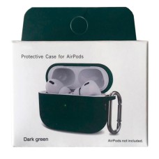 Чохол Apple AirPods 3, Silicone Classic Case, Dark Green, Зелений