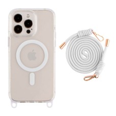 Чохол Apple iPhone 13 Pro, Lanyard, MagSafe, Білий