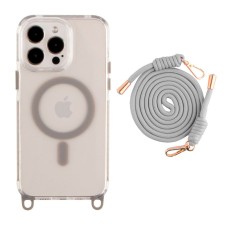 Чохол Apple iPhone 14 Pro Max, Lanyard, Titanium Grey, MagSafe, Сірий