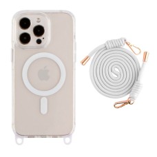 Чохол Apple iPhone 14 Pro, Lanyard, MagSafe, Білий