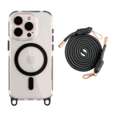 Чохол Apple iPhone 15 Pro Max, Lanyard, MagSafe, Чорний