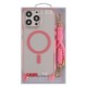 Чохол Apple iPhone 15 Pro, Lanyard, MagSafe, Рожевий