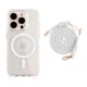 Чохол Apple iPhone 15 Pro, Lanyard, MagSafe, Білий