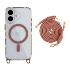 Чохол Apple iPhone 16, Lanyard, Desert Gold, MagSafe, Золотий