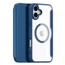Чохол-книжка Apple iPhone 16e, Dux Ducis Skin X Pro, MagSafe, Синій