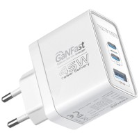 Сетевое зарядное устройство Promate PowerPort, Белый