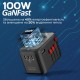 Сетевое зарядное устройство Promate TripMate-GaN100, Черный