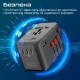 Сетевое зарядное устройство Promate TripMate-GaN100, Черный