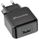 Сетевое зарядное устройство Grand-X, USB, Черный