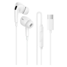 Наушники проводные Borofone BM100 Pro Fuente, С микрофоном, Белый