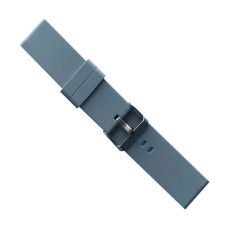 Ремінець універсальний, Silicone Metal Claps, Light Grey, Сірий