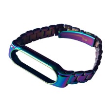 Ремінець Xiaomi Mi Band 3, Mi Band 4, Metal 3-BEAD, Oil Raimbow, Малюнок