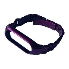 Ремінець Xiaomi Mi Band 3, Mi Band 4, Metal 3-BEAD, Фіолетовий