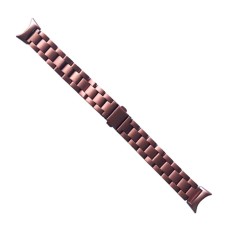 Ремінець Xiaomi Mi Band 8, Mi Band 9, Metal 3-BEAD, Rose Gold, Рожевий