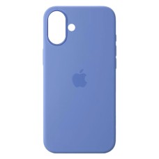 Чехол Apple iPhone 16, Silicone Classic Case, MagSafe, Periwinkle, Синий
