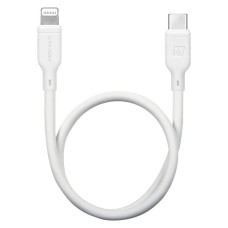 USB кабель Momax DL35W Zero Apple iPhone SE 2022, iPhone 14 Pro Max, iPhone 14 Plus, iPhone 14 Pro, iPhone 14, iPhone 13 Pro, iPhone 13 Mini, iPhone 13, iPhone 13 Pro Max, iPhone 12 Mini, iPhone 12 Pro Max, Lightning, 0.3 м., Белый