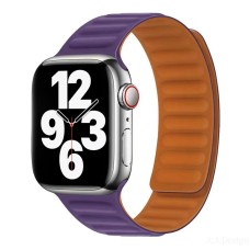 Ремінець Apple Watch 38, Watch 40, Magnetic Silicone, Dark Cherry, Фіолетовий