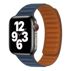 Ремінець Apple Watch 38, Watch 40, Magnetic Silicone, Midnight Blue, Синій