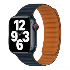 Ремінець Apple Watch 42, Watch 44, Magnetic Silicone, Midnight, Чорний