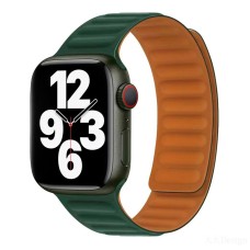 Ремінець Apple Watch 42, Watch 44, Magnetic Silicone, Sequoia Green, Зелений