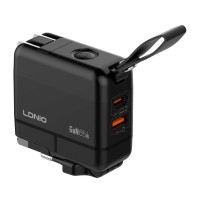 Сетевое зарядное устройство LDNIO Q2618, Черный