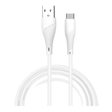 USB кабель WUW X196, MicroUSB, 1.0 м., Белый