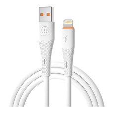 USB кабель WUW X224 Apple iPhone SE 2022, iPhone 14 Pro Max, iPhone 14 Plus, iPhone 14 Pro, iPhone 14, iPhone 13 Pro, iPhone 13 Mini, iPhone 13, iPhone 13 Pro Max, iPhone 12 Mini, iPhone 12 Pro Max, iPhone 12 Pro, Lightning, 1.0 м., Белый