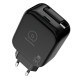 Сетевое зарядное устройство WUW C257, Черный