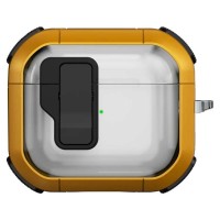 Чехол Apple AirPods 4, Epik Locking Button, Желтый